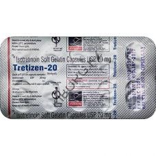 Роаккутан TRETIZEN-20 (изотретиноин) 10 таблеток 20 мг Индия