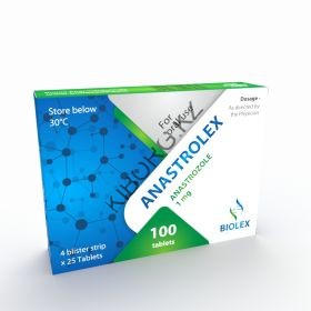 Анастрозол Biolex 100 таблеток (1 таб 1 мг)