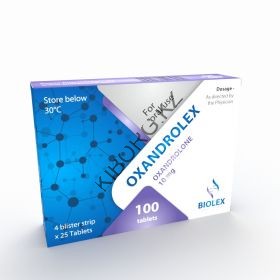Оксандролон Biolex 100 таблеток (1 таб 10 мг)