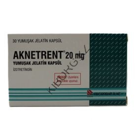 Роаккутан Aknetrent 30 таблеток (1 таб 20 мг)